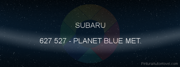 Pintura Subaru 627 527 Planet Blue Met.