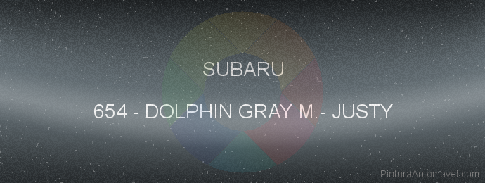 Pintura Subaru 654 Dolphin Gray M.- Justy
