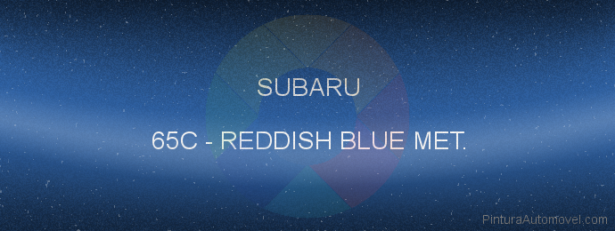 Pintura Subaru 65C Reddish Blue Met.