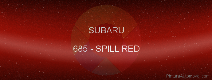 Pintura Subaru 685 Spill Red