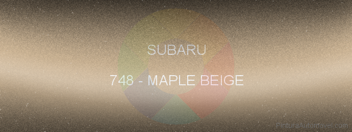 Pintura Subaru 748 Maple Beige