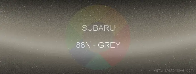 Pintura Subaru 88N Grey