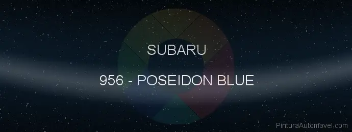 Pintura Subaru 956 Poseidon Blue