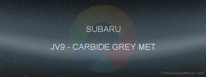 Pintura Subaru JV9 Carbide Grey Met.