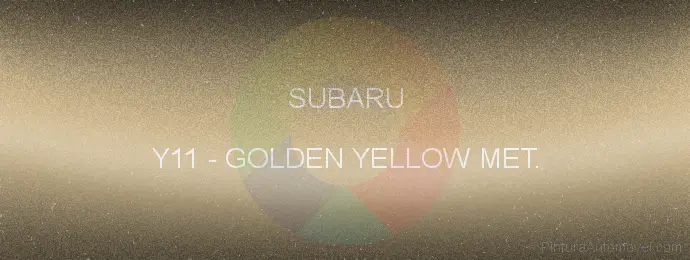 Pintura Subaru Y11 Golden Yellow Met.