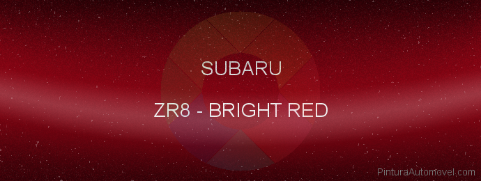 Pintura Subaru ZR8 Bright Red