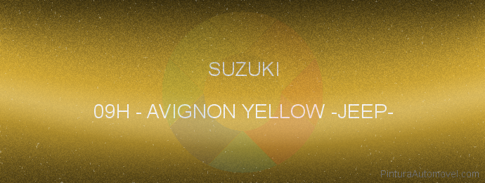 Pintura Suzuki 09H Avignon Yellow -jeep-