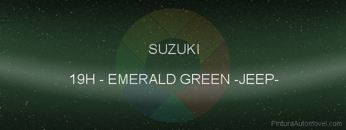 Pintura Suzuki 19H Emerald Green -jeep-