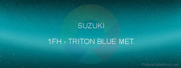 Pintura Suzuki 1FH Triton Blue Met.