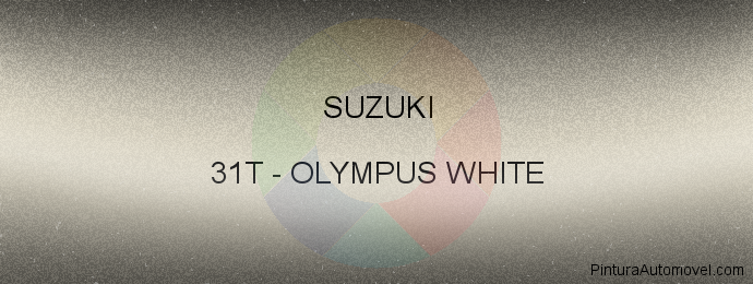Pintura Suzuki 31T Olympus White
