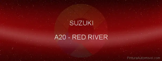 Pintura Suzuki A20 Red River