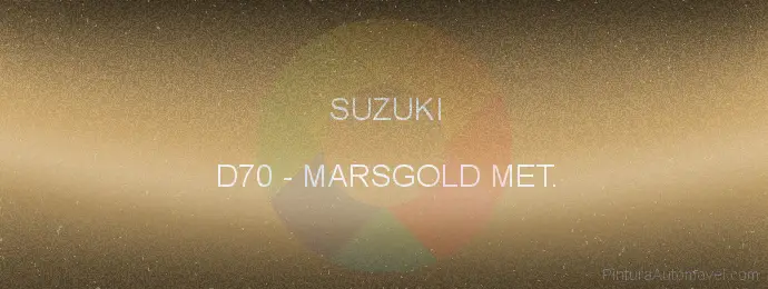 Pintura Suzuki D70 Marsgold Met.