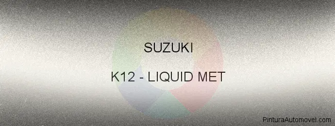 Pintura Suzuki K12 Liquid Met