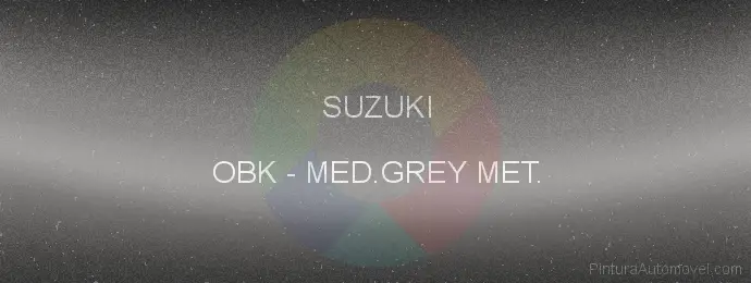 Pintura Suzuki OBK Med.grey Met.