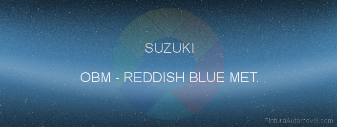 Pintura Suzuki OBM Reddish Blue Met.