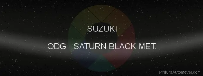 Pintura Suzuki ODG Saturn Black Met.