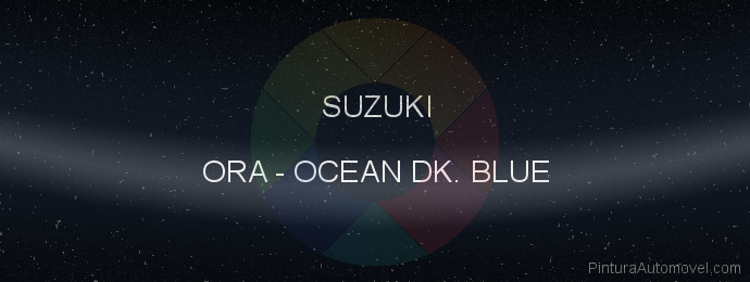 Pintura Suzuki ORA Ocean Dk. Blue