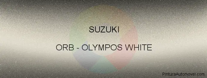 Pintura Suzuki ORB Olympos White