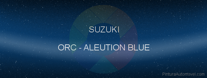 Pintura Suzuki ORC Aleution Blue
