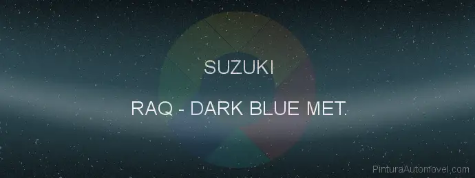 Pintura Suzuki RAQ Dark Blue Met.