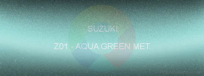 Pintura Suzuki Z01 Aqua Green Met.