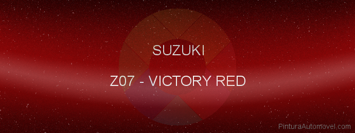 Pintura Suzuki Z07 Victory Red