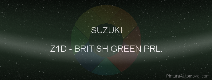 Pintura Suzuki Z1D British Green Prl.