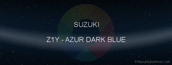 Pintura Suzuki Z1Y Azur Dark Blue