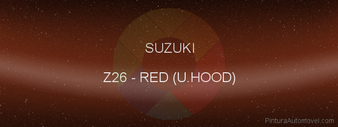 Pintura Suzuki Z26 Red (u.hood)