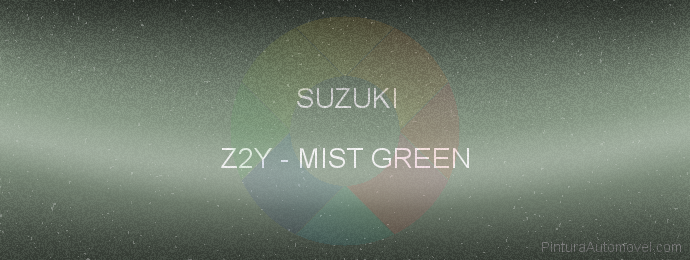 Pintura Suzuki Z2Y Mist Green