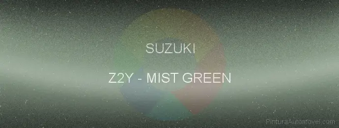 Pintura Suzuki Z2Y Mist Green