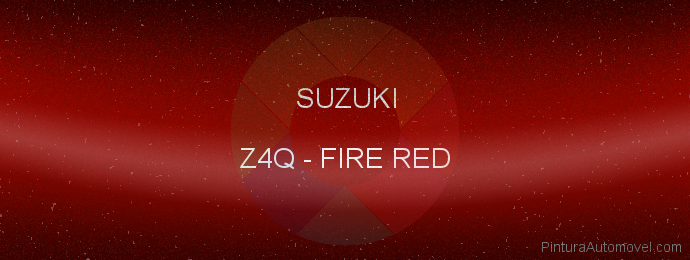 Pintura Suzuki Z4Q Fire Red