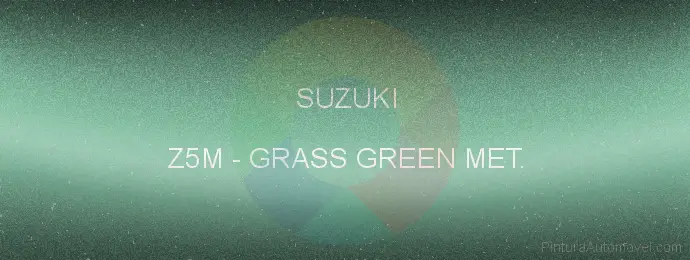 Pintura Suzuki Z5M Grass Green Met.