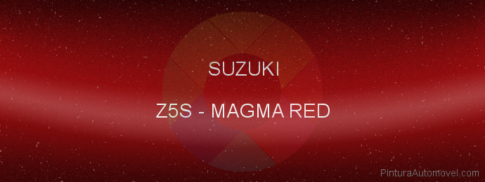 Pintura Suzuki Z5S Magma Red