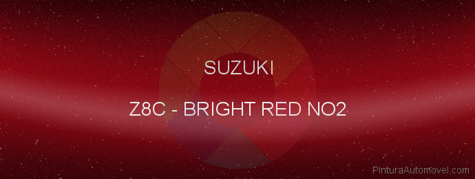 Pintura Suzuki Z8C Bright Red No2