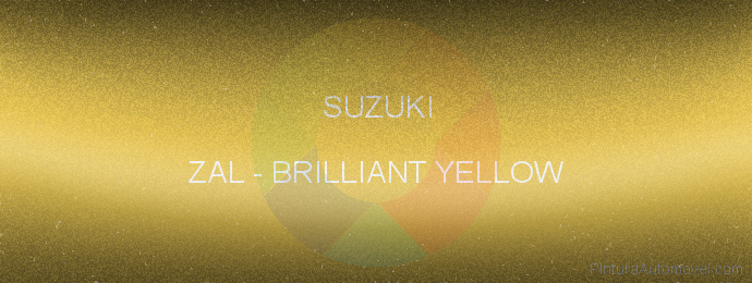 Pintura Suzuki ZAL Brilliant Yellow