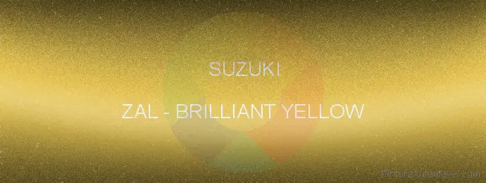 Pintura Suzuki ZAL Brilliant Yellow