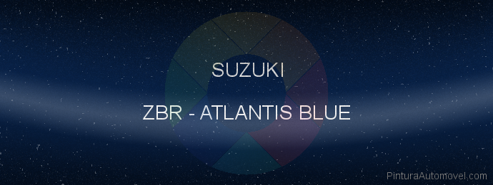 Pintura Suzuki ZBR Atlantis Blue