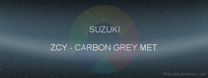 Pintura Suzuki ZCY Carbon Grey Met.
