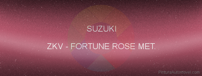 Pintura Suzuki ZKV Fortune Rose Met.