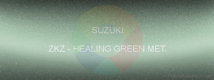 Pintura Suzuki ZKZ Healing Green Met.