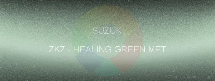 Pintura Suzuki ZKZ Healing Green Met.