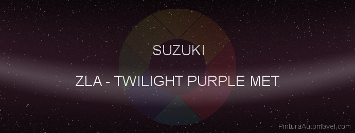 Pintura Suzuki ZLA Twilight Purple Met