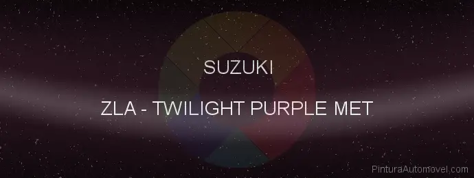 Pintura Suzuki ZLA Twilight Purple Met