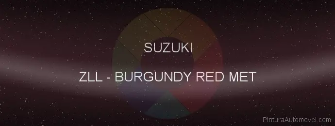 Pintura Suzuki ZLL Burgundy Red Met