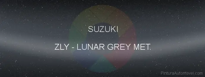 Pintura Suzuki ZLY Lunar Grey Met.