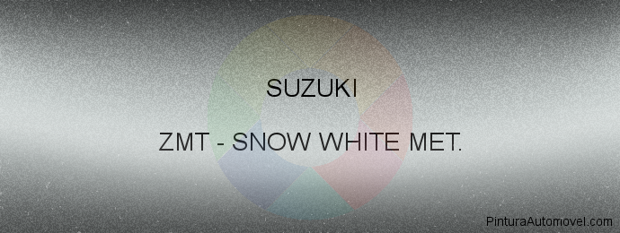 Pintura Suzuki ZMT Snow White Met.