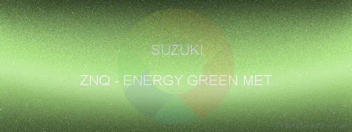 Pintura Suzuki ZNQ Energy Green Met.