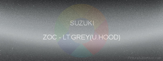 Pintura Suzuki ZOC Lt.grey(u.hood)