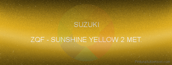 Pintura Suzuki ZQF Sunshine Yellow 2 Met.